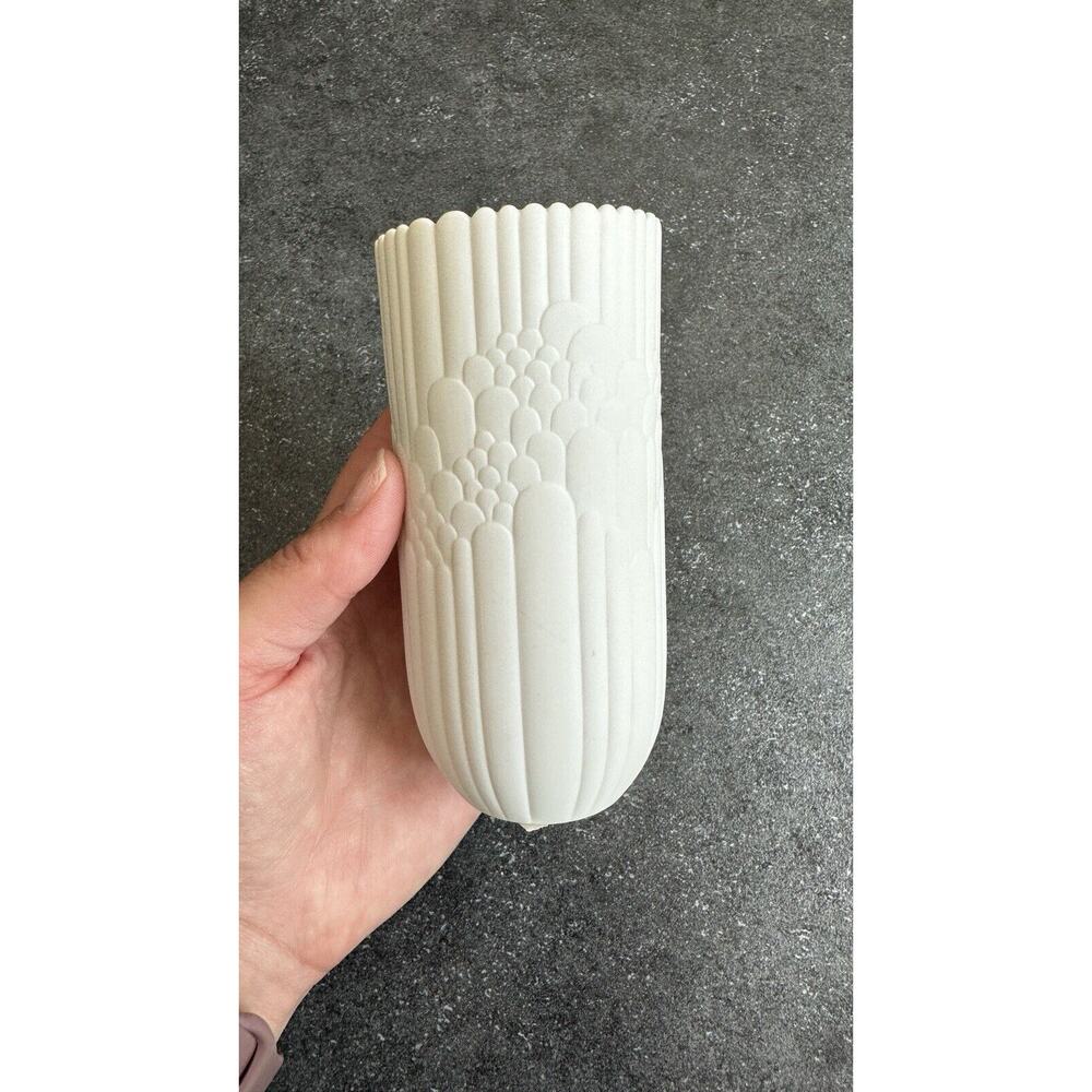 Rosenthal Studio Line Vase by Rosamunde Nairac ANEMONE White Bisque Porcelain